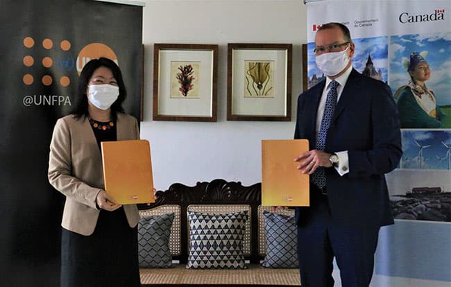 Canada grants CDN$400,000 to UNFPA to strengthen govt. response for COVID-19 pandemic