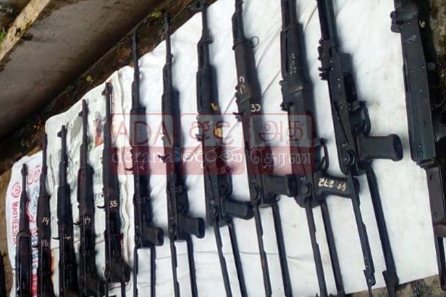122 firearms seized within three weeks