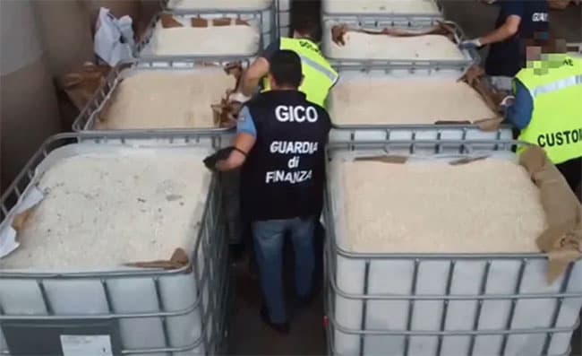 Italy seizes 14 tonnes of IS-made amphetamines from Syria