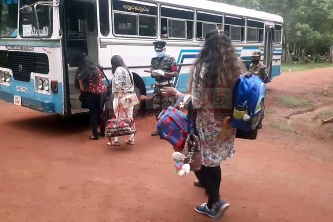 165 civilians at SLAF quarantine centre in Vanni released