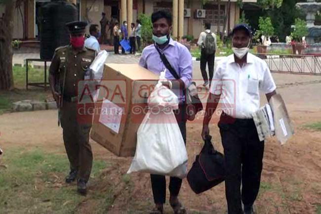A polling station in Vavuniya relocated