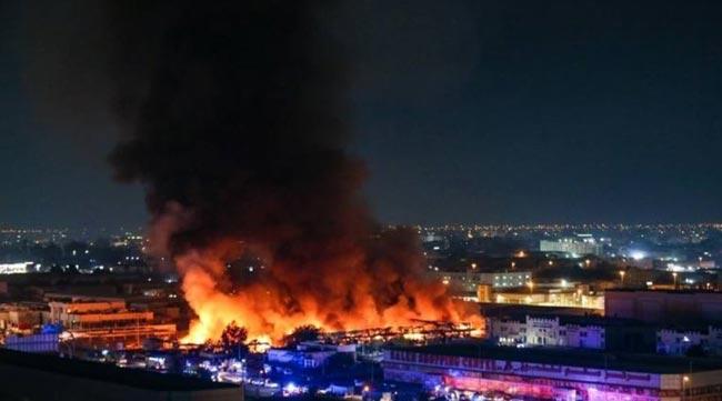 UAE: Massive fire breaks out at market in Ajman