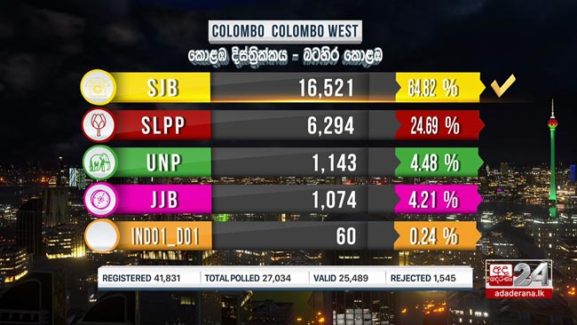 SJB bags Colombo West