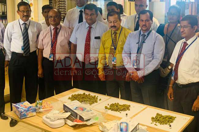 ‘Kush’ worth over Rs. 2 million seized at BIA