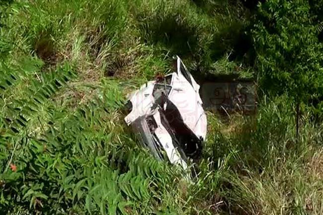 Three killed after van falls off precipice near Ravana Ella