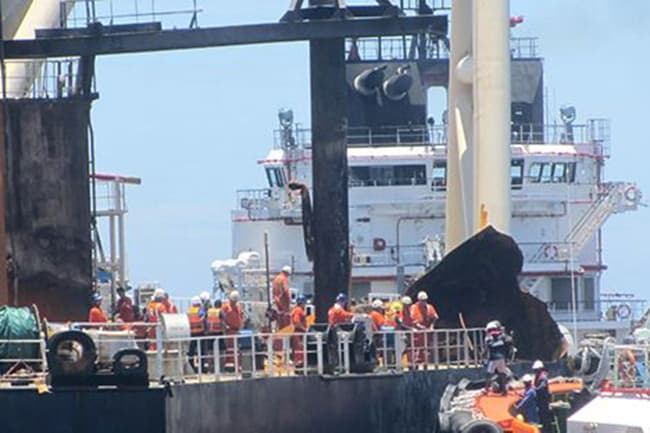 Disaster assessment of ill-fated MT New Diamond begins