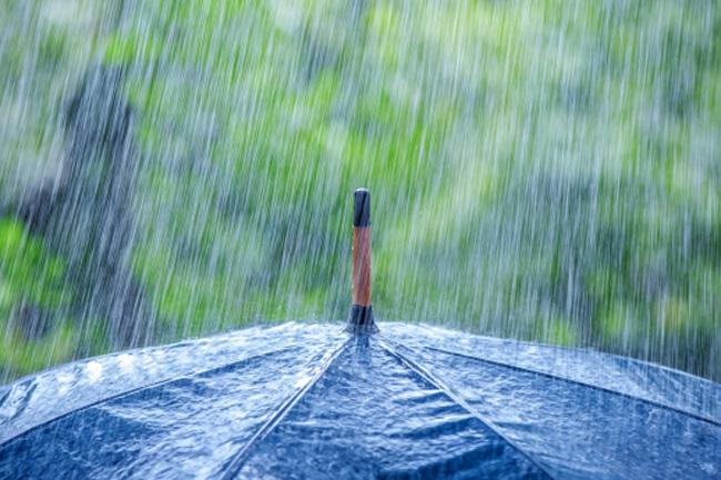 Spells of showers possible in some areas