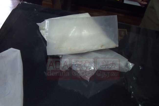 Cocaine worth Rs 10 mn recovered at Payagala beach
