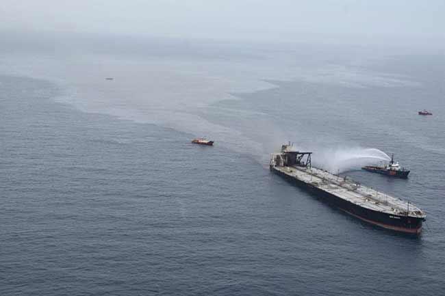 Panel of scientists confirm marine pollution by ‘MT New Diamond’ oil leak