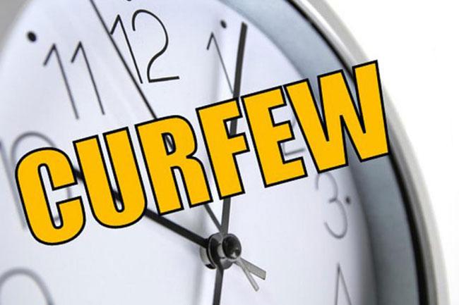 Police curfew in Veyangoda