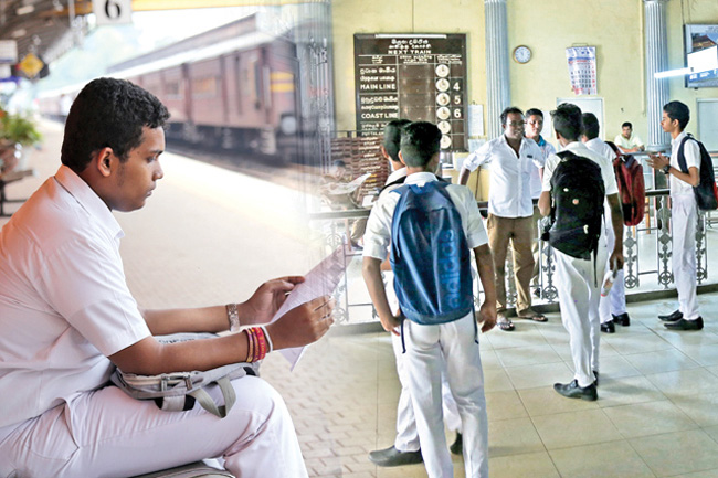 Special train arrangements for A/L & Scholarship exam candidates