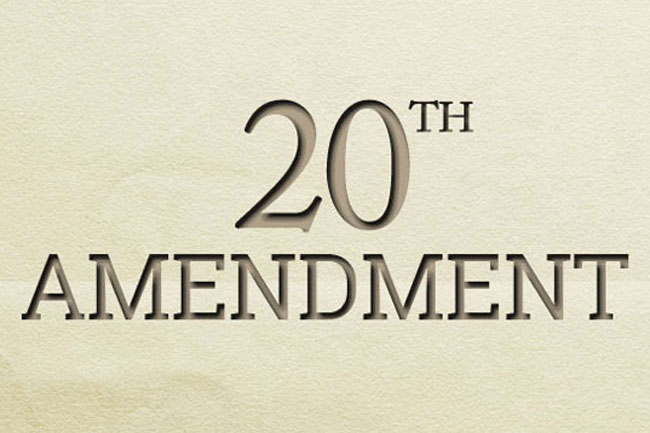 Three new amendments to be added to 20A