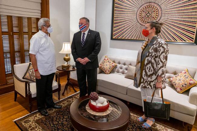 Pompeo meets President