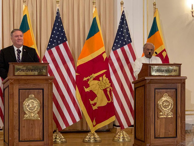 Pompeo-Dinesh hold joint press conference after two-way talks