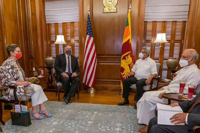 Sri Lanka has not fallen into a debt trap, President tells Pompeo