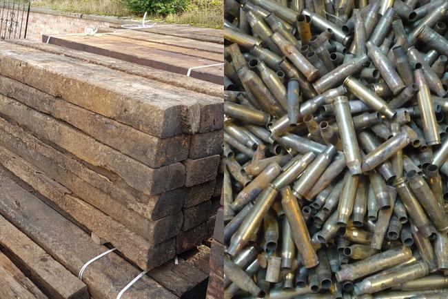 Putting waste to good use: govt to reuse discarded railway sleepers, empty shell cases, and other material
