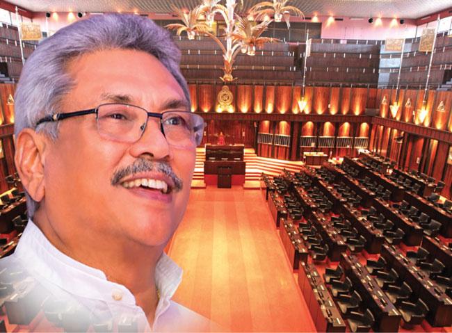 President arrives in Parliament during Budget debate