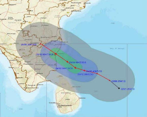 Warning for heavy rain, strong winds and rough seas