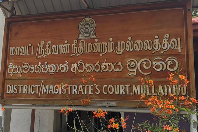 Senior AG’s Dept. officers make submissions at Mullaitivu court to prevent ‘Mahaviru’ commemorations
