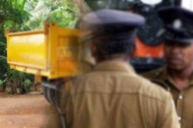 Cop run over by tipper truck during sand mining raid