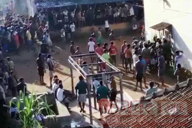 Prisons Dept. releases footage of Mahara inmates’ riot