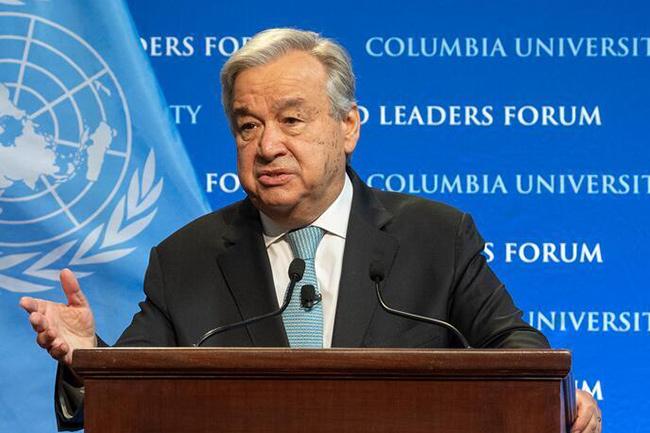 UN chief calls on humankind to end ‘war on nature’