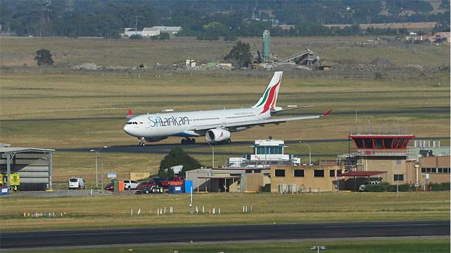 SriLankan Airlines: first international flight since July lands in Melbourne
