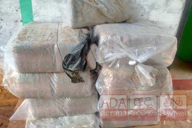 360 kg of Kerala Cannabis found on Kankesanturai Beach