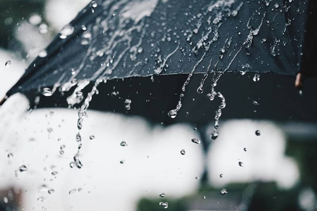 Fairly heavy showers expected in some areas