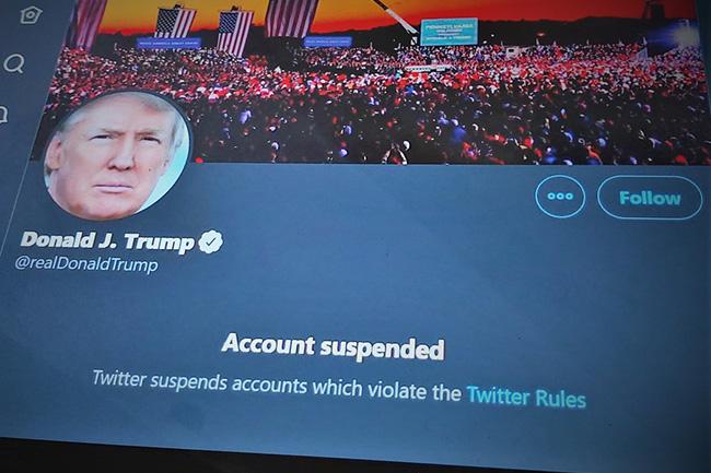 Trump’s Twitter account permanently suspended