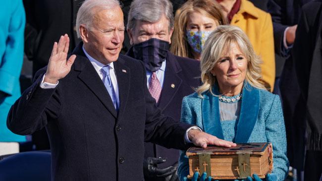 Joe Biden sworn in as 46th president of the United States