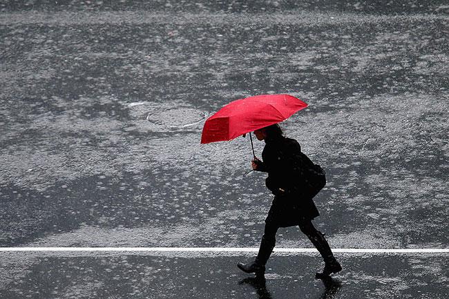 Showers or thundershowers expected in some areas after 2pm