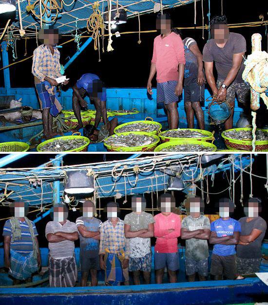 Indian fisherman arrested on poaching vessel tests positive for COVID-19