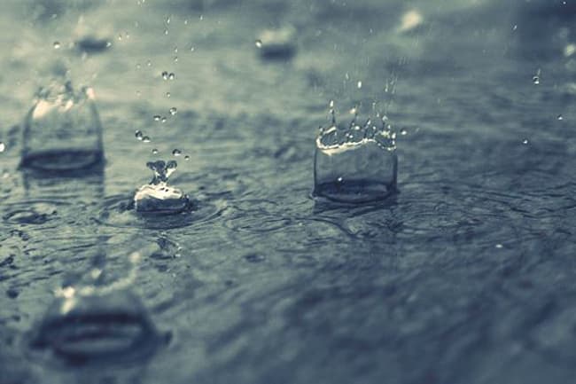 Nearly 100mm rainfall in some areas today