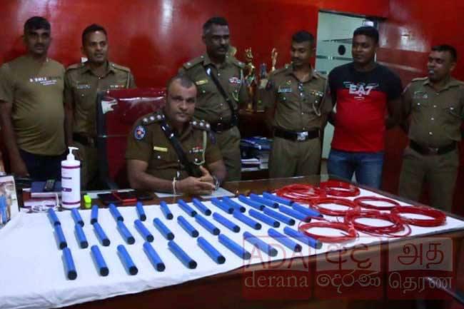 Two including Ayurveda doctor arrested with explosive materials