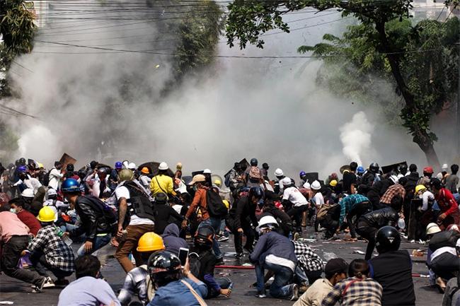 At least 38 killed in deadliest day of Myanmar’s anti-coup protests
