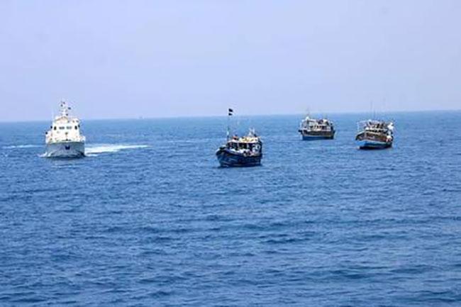 Indian Coast Guard seizes three Sri Lankan fishing boats for carrying narcotics