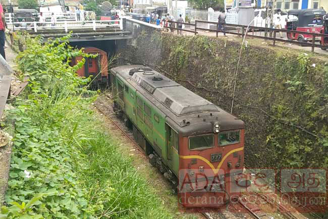 Train engine derails disrupting services on upcountry line