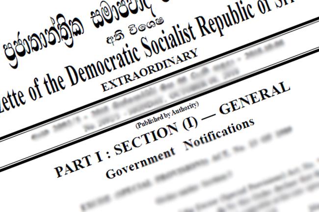 Gazette on rehabilitating people arrested over extremist activities issued