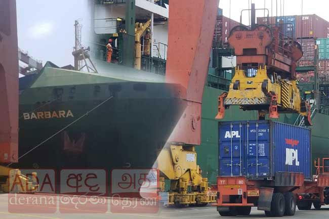 Consignment of carcinogenic coconut oil loaded onto ‘Barbara’