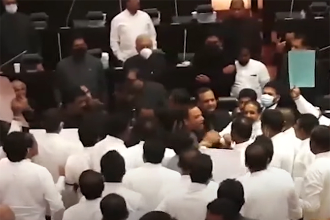 Tense situation ensues in Parliament
