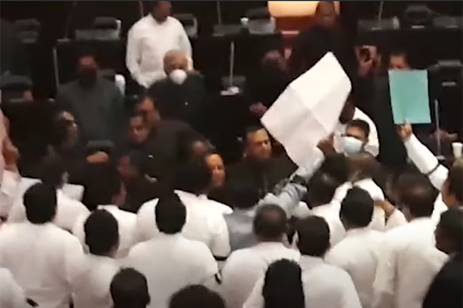 Committee appointed to look chaotic incident in Parliament