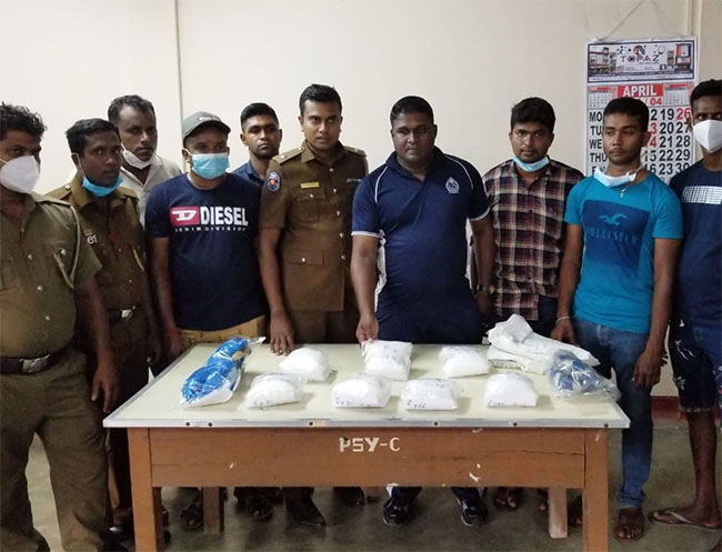 Four arrested with 07 kg of ‘Ice’ in Jaffna