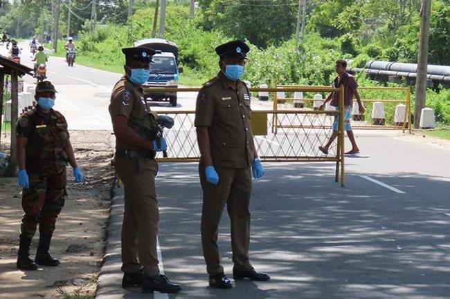 Five police areas, 3 Grama Niladhari divisions isolated