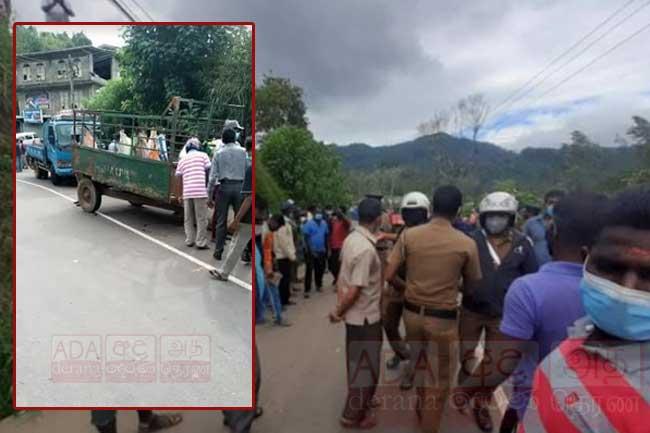 21 estate workers injured after tractor trailer detaches and topples