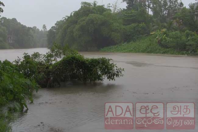 Minor flood warning for low-lying areas of Kalu Ganga