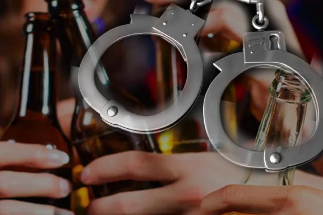 Five arrested over alcohol party violating quarantine laws