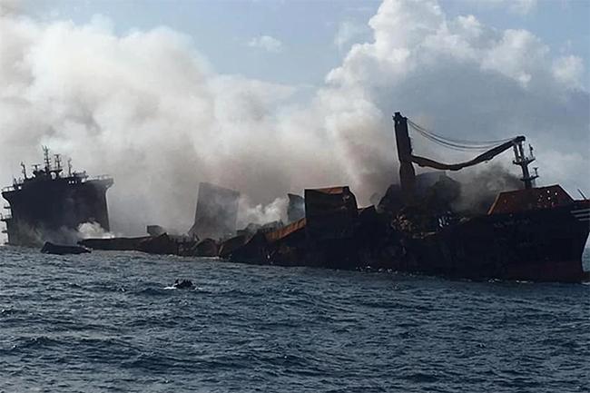 Major part of wrecked ship X-Press Pearl sinking – Navy
