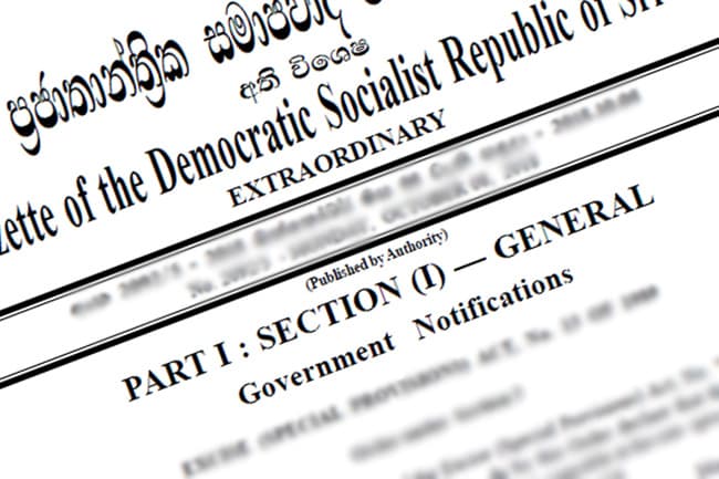 Govt. issues extraordinary gazette on essential services