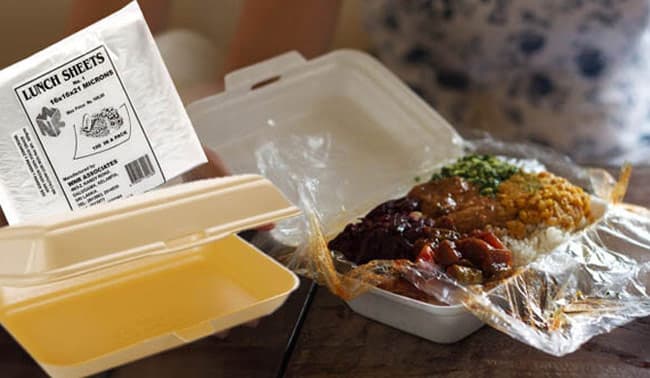 All types of lunch sheets to be banned
